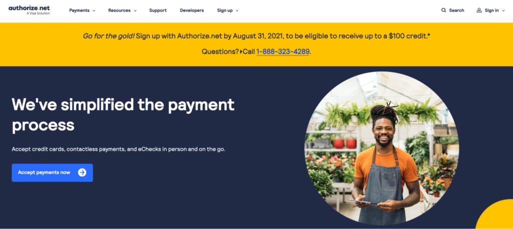 PayPal Alternative — Authorize.net