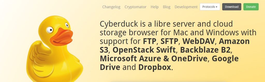 cyberduck mac ftp client