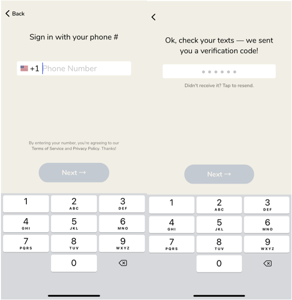How does Clubhouse work — Sign in with your phone number