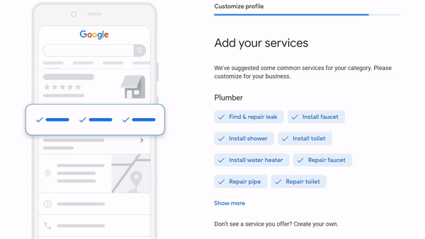 Benefits of google my business — adding additional details