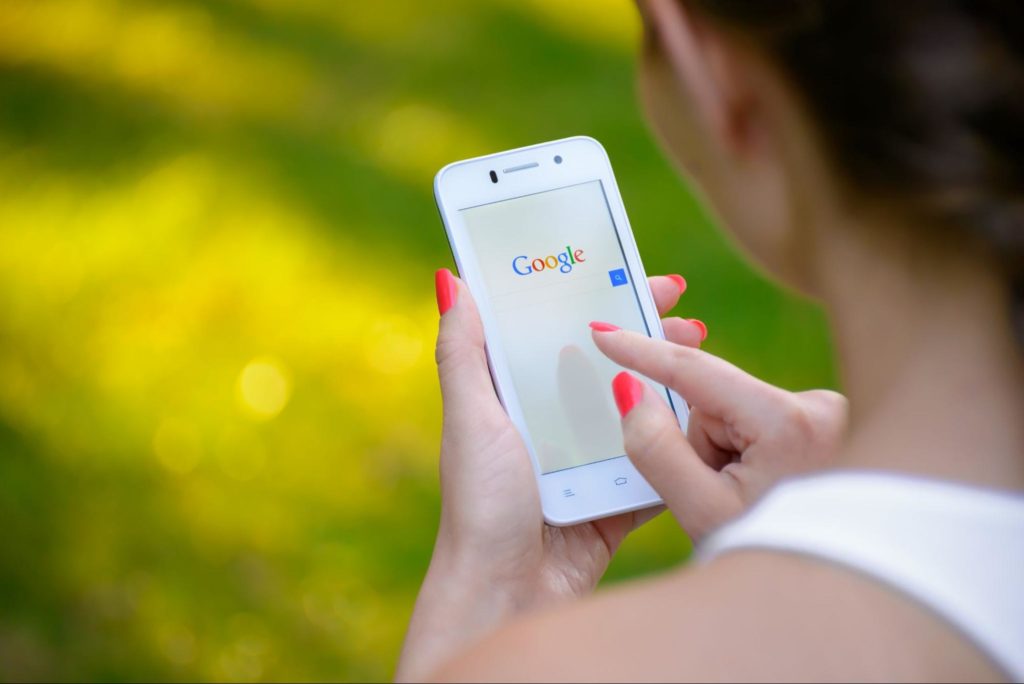Why Google my business is important — a user searching for your business